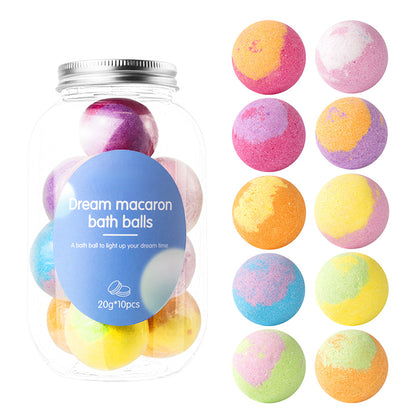 🛁⏰ Ultimo Giorno | Set 10 Palline Bagno Colori Macaron -50%