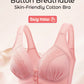 💘CloudComfort™ Front-Button Cotton Bra – Breathable • Wire-Free • All-Day Support • Non-Padded & Skin-Friendly 🌿