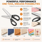 🥳2026 HOT SALE🥳💞50K+ SOLD! ✂️🧵 50% OFF! Serrated Sewing Scissors – zigzag blades stop fabric fraying. Ultra-sharp stainless steel cuts clean to the tip – perfect for quilting, sewing & crafts! 🪡✨