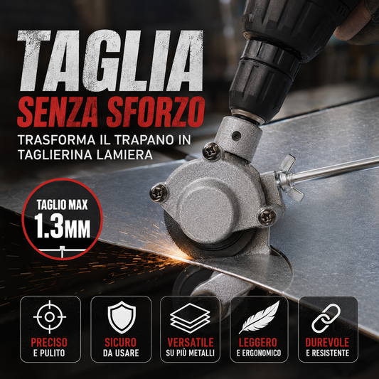⏰ Offerta Scade Presto | Taglierina Lamiera Attacco Trapano