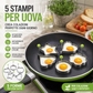 🔥💥 50% DI SCONTO! Formine per Uova in Acciaio