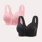 💘CloudComfort™ Front-Button Cotton Bra – Breathable • Wire-Free • All-Day Support • Non-Padded & Skin-Friendly 🌿