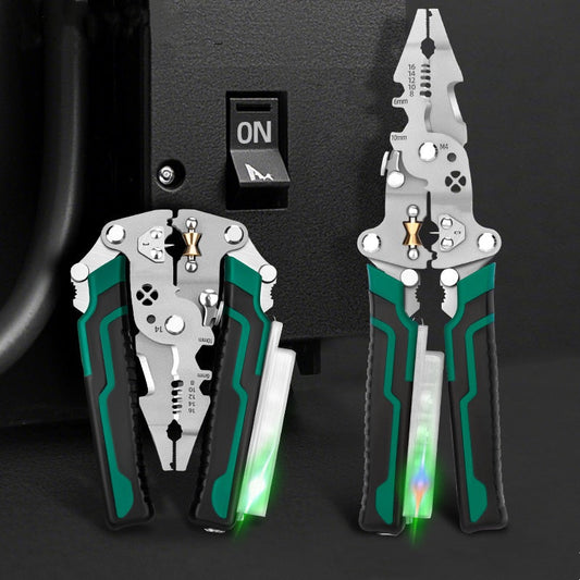 ⏳Time-Limited Special⏰🌟Multifunctional Foldable Wire Stripping Scissors with Electrical Test