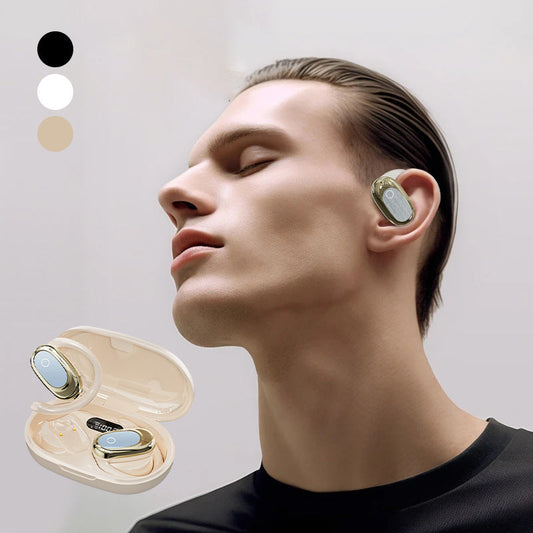 Wireless Open Ear Headphones with LED Display