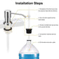 🎉50% OFF !!  🧼 Kitchen Sink Soap Dispenser – No More Crawling Under the Sink – Pump It Straight from the Big Bottle ✨