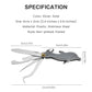 4-in-1 Foldable Stainless Steel Toothpick Tool