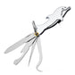 4-in-1 Foldable Stainless Steel Toothpick Tool