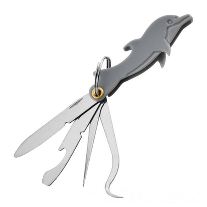 4-in-1 Foldable Stainless Steel Toothpick Tool