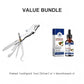 4-in-1 Foldable Stainless Steel Toothpick Tool