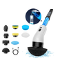 🔋 9-in-1 Electric Cleaning Brush Set – Interchangeable Heads, Powerful Rotation & Perfect for Kitchen, Bathroom & Tiles 🏠