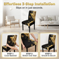 Printed Stretch Dining Chair Cover