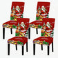 Printed Stretch Dining Chair Cover