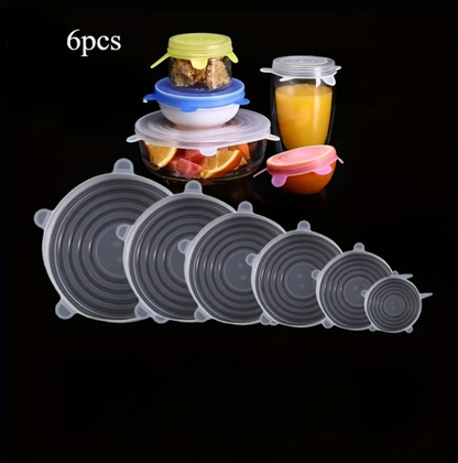 🥡⏰ Ultimo Giorno | Coperchi Silicone 6pz -50%