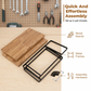 📦⏳Ultimo Giorno | Scaffale Doppio Livello Legno Multiuso -50%