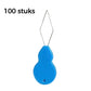 50 Gourd-Shaped Needle Threaders with Flexible Steel Wire Loop