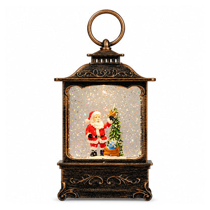 Vintage Christmas Snowing Night Light