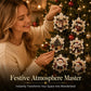 🎄✨ DIY Pearl Christmas Ornament Kit – Sparkling 5D Diamond Painting Hanging Decorations