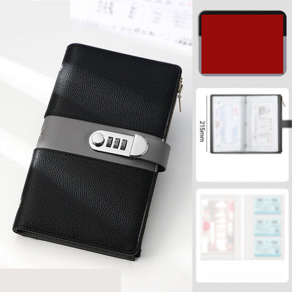 🔐 Save 50%! 📁 Financial Storage Binder – Portable, with password lock & organized ✨