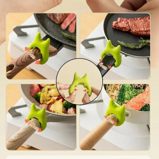 Silicone Pot Clip Spoon Rest