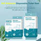 No-Peel Adhesive Disposable Toilet Seat Covers