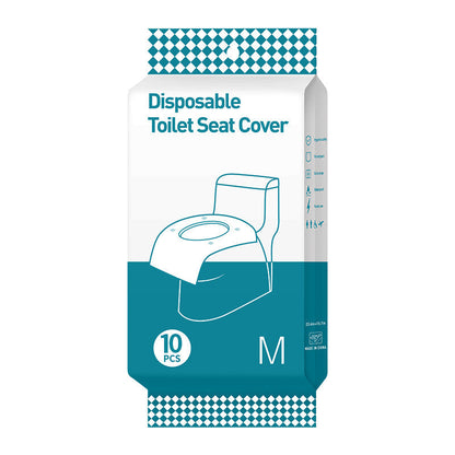 No-Peel Adhesive Disposable Toilet Seat Covers