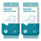 No-Peel Adhesive Disposable Toilet Seat Covers