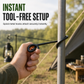 Outdoor Camping S-Shaped Metal Lamp Hook