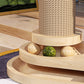 Interactive Cat Scratching Post with Feather Teaser & Ball Toys