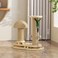 Interactive Cat Scratching Post with Feather Teaser & Ball Toys