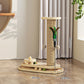 Interactive Cat Scratching Post with Feather Teaser & Ball Toys