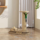 Interactive Cat Scratching Post with Feather Teaser & Ball Toys