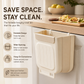 Foldable Hanging Trash Can for Kitchen Cabinet Door