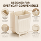 Foldable Hanging Trash Can for Kitchen Cabinet Door
