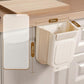 Foldable Hanging Trash Can for Kitchen Cabinet Door