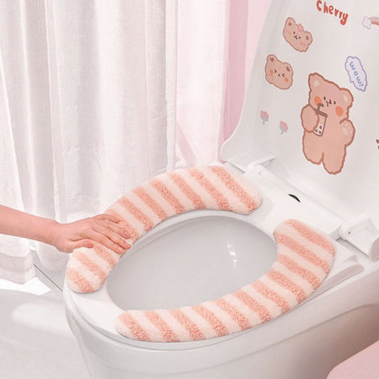 Reusable Soft Bathroom Toilet Seat Decals