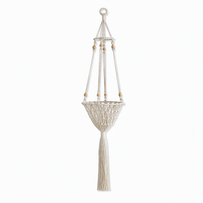 Bohemian Hanging Cat Hammock with Tassels for Indoor Use