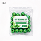DIY Electroplated Glossy Round Beads Craft Set