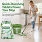 Multi Purpose Floor Cleaning Effervescent Tablets Green Round Household Cleaning Tablets 60 Pieces