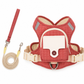 Escape Proof Dog Harness and Leash Set Vest Style Adjustable Chest Harness with 1.5m Leash for Small and Medium Dogs