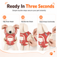 Escape Proof Dog Harness and Leash Set Vest Style Adjustable Chest Harness with 1.5m Leash for Small and Medium Dogs