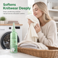 Concentrated Scented Fabric Softener and Laundry Detergent with Anti Static and Anti Lint Protection for Odor and Mite Removal