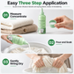 Concentrated Scented Fabric Softener and Laundry Detergent with Anti Static and Anti Lint Protection for Odor and Mite Removal