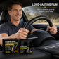 Black Leather Repair Cream for Car Steering Wheels and Interiors
