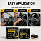 Black Leather Repair Cream for Car Steering Wheels and Interiors
