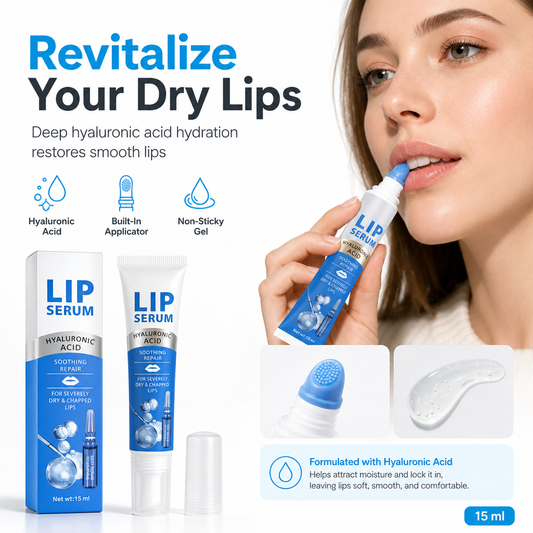 Moisturizing Lip Balm Serum for Hydrating Lip Care and Reducing Lip Lines 15ml