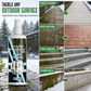 Moss and Algae Remover Set with Towel for Concrete Floors Walls and Roofs