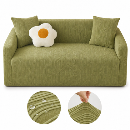 All Season Universal Stretch Sofa Cover 360 Degree Full Wrap Cat Scratch Resistant Dustproof Washable Couch Slipcover