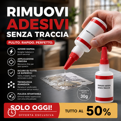 🎀🔥 Ultimo giorno -50% | Solvente per rimuovere la colla