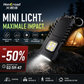 🔦 Mini LED Keychain Flashlight ✨ USB Rechargeable Powerful Torch | 🧲 Magnetic Work Light | 🧢 Cap Light | 🚶 Night Safety Light | ⚡ Multifunctional Emergency Outdoor Lighting Device