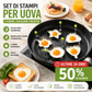 🔥💥 50% DI SCONTO! Formine per Uova in Acciaio